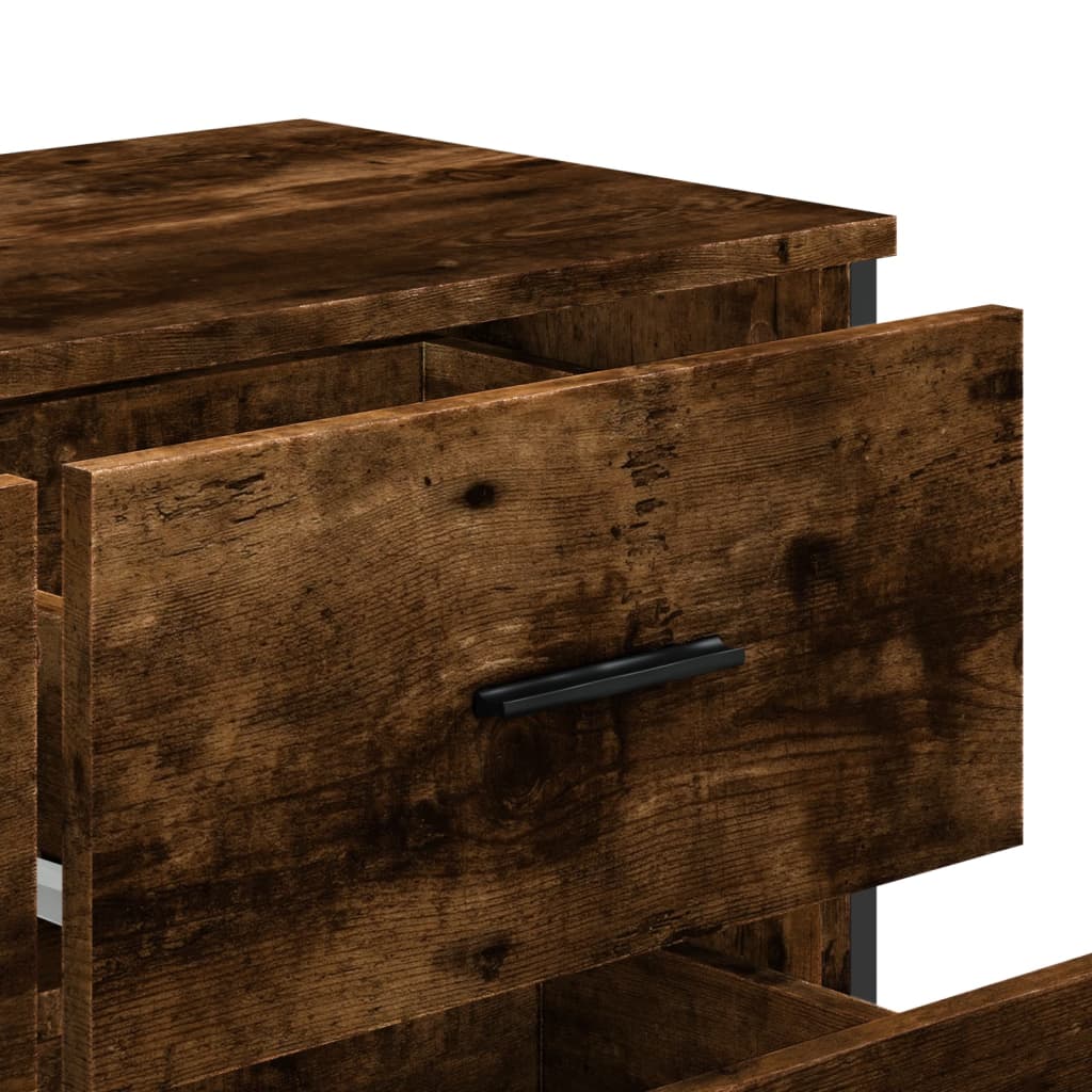 Cassettiera Rovere Sonoma 91X35,5X74,5 Cm In Truciolato