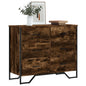 Cassettiera Rovere Sonoma 91X35,5X74,5 Cm In Truciolato