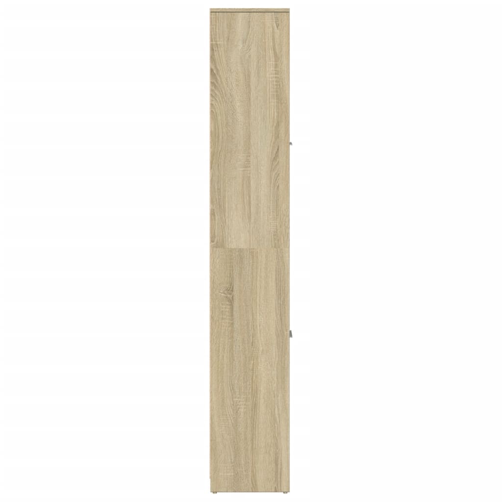 Mobile Da Bagno 30X30X183,5 Cm Legno Tecnico Rovere Sonoma