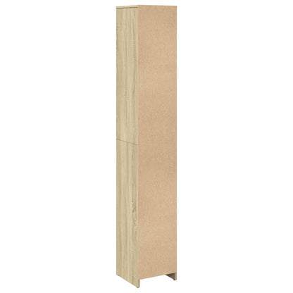 Mobile Da Bagno 30X30X183,5 Cm Legno Tecnico Rovere Sonoma