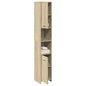 Mobile Da Bagno 30X30X183,5 Cm Legno Tecnico Rovere Sonoma