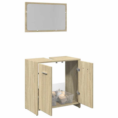 Mobile Da Bagno Con Specchio In Legno Multistrato