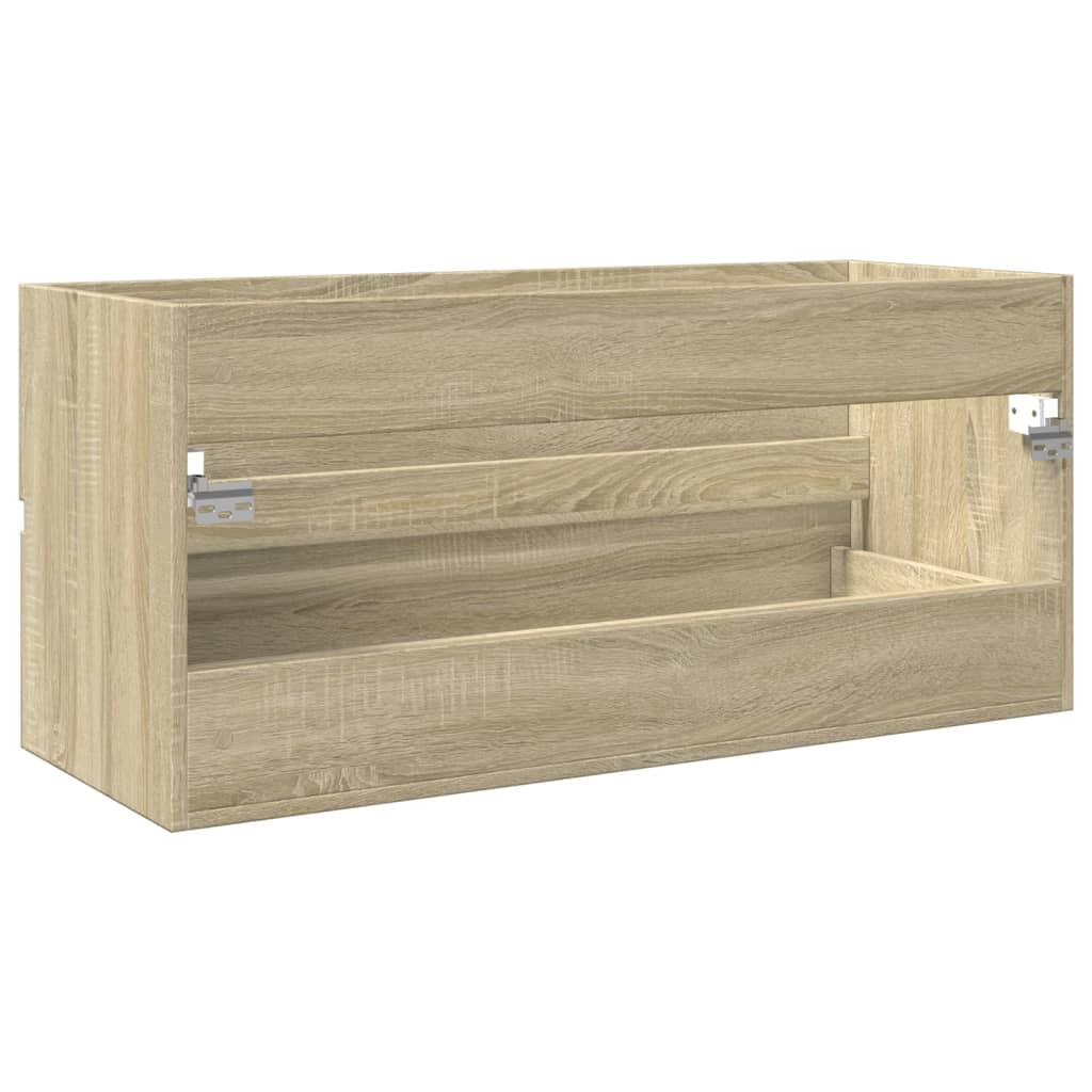 Mobile Lavabo Bagno Rovere Sonoma 100X38,5X45 Cm In Truciolato Rovere Sonoma