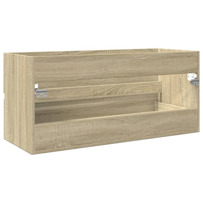 Mobile Lavabo Bagno Rovere Sonoma 100X38,5X45 Cm In Truciolato Rovere Sonoma