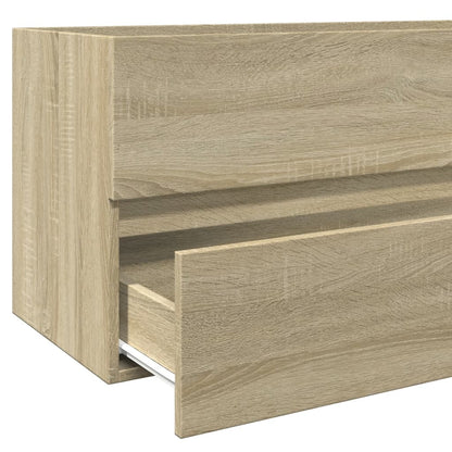 Mobile Lavabo Bagno Rovere Sonoma 100X38,5X45 Cm In Truciolato Rovere Sonoma