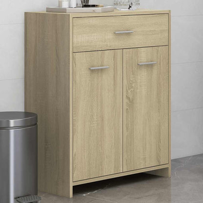 Mobile Da Bagno 60X33X80 Cm In Legno Tecnico