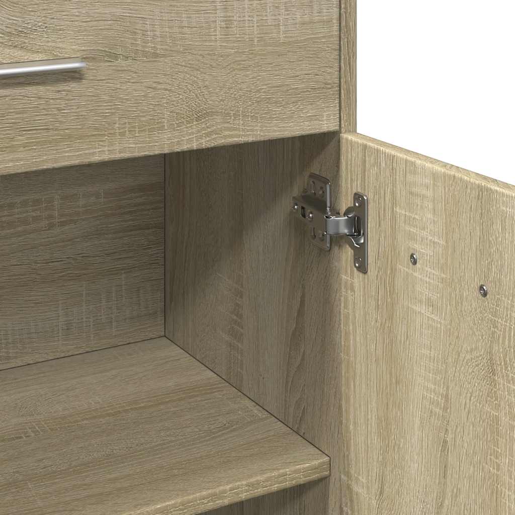 Mobile Da Bagno 60X33X80 Cm In Legno Tecnico