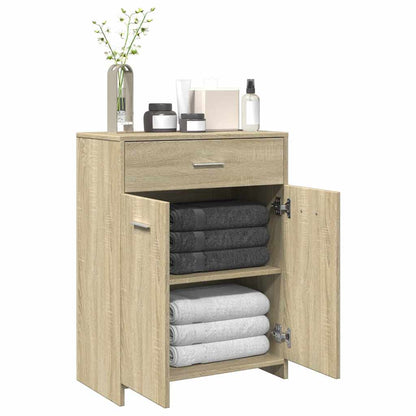 Mobile Da Bagno 60X33X80 Cm In Legno Tecnico