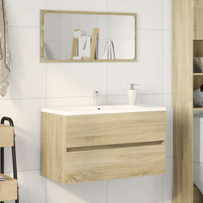Mobile Da Bagno Con Specchio 80X38,5X45 Cm