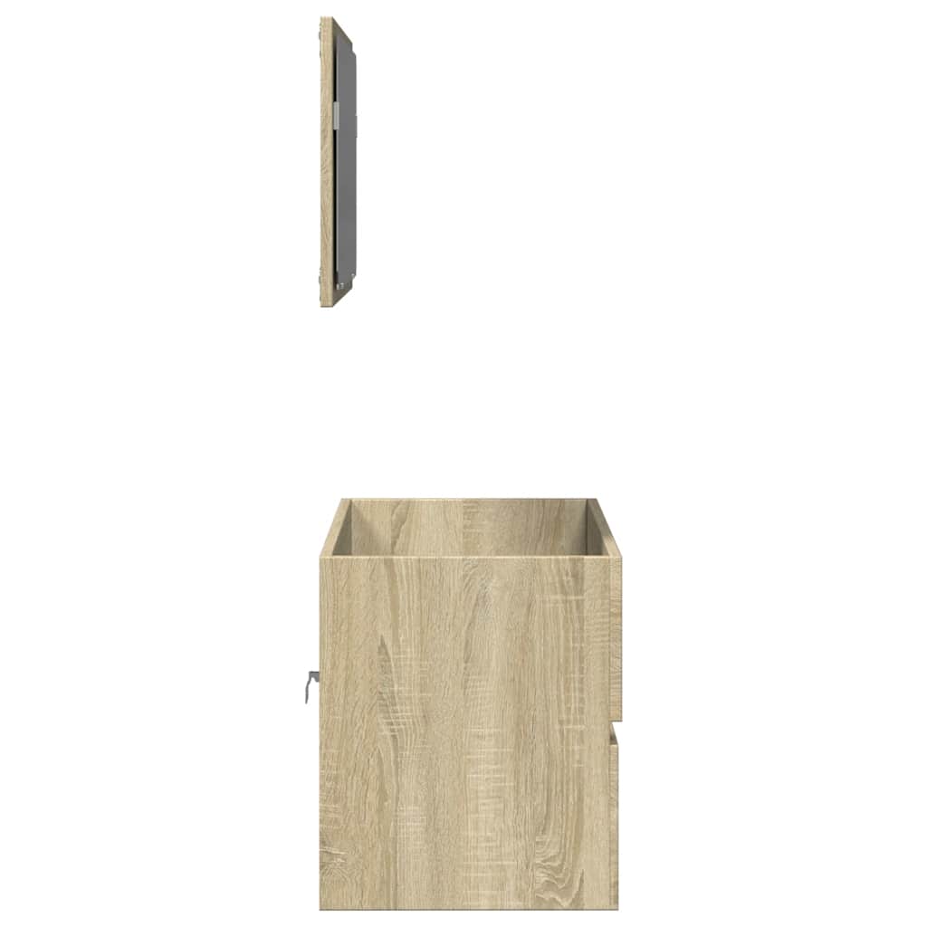 Mobile Da Bagno Con Specchio 80X38,5X45 Cm