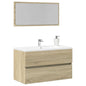 Mobile Da Bagno Con Specchio 80X38,5X45 Cm