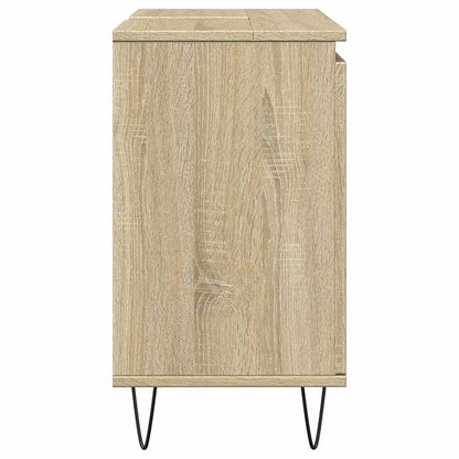 Mobile Da Bagno Rovere Sonoma 58X33X60 Cm In Legno Multistrato