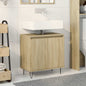 Mobile Da Bagno Rovere Sonoma 58X33X60 Cm In Legno Multistrato