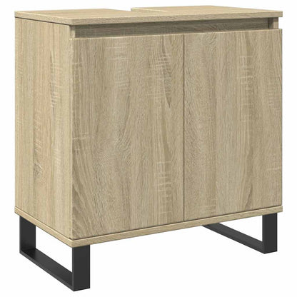 Mobile Da Bagno Rovere Sonoma 58X33X60 Cm In Legno Multistrato