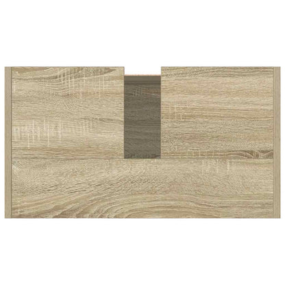 Mobile Da Bagno Rovere Sonoma 58X33X60 Cm In Legno Multistrato