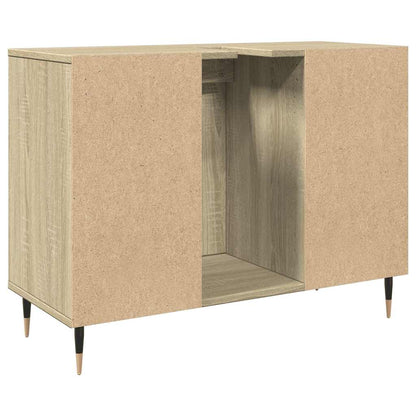 Mobile Da Bagno Rovere Sonoma 80X33X60 Cm In Legno Multistrato
