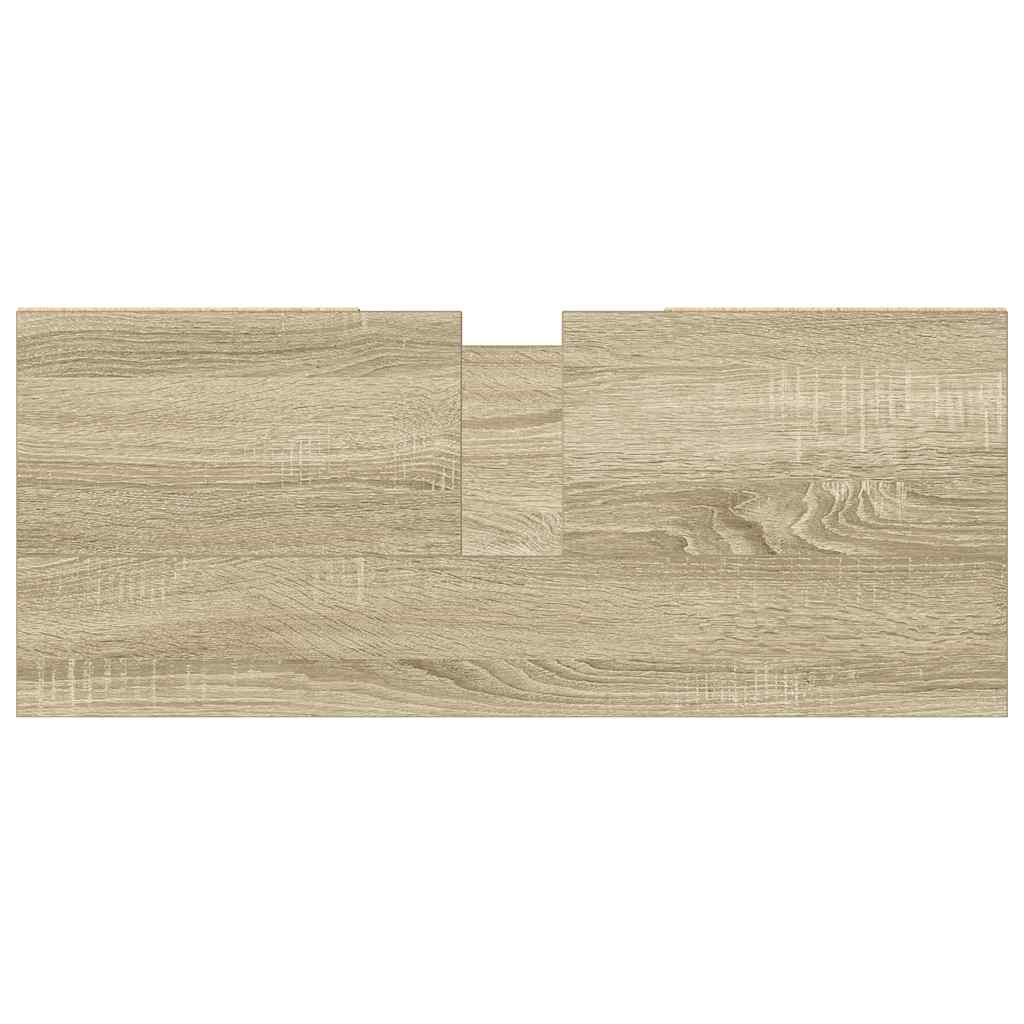 Mobile Da Bagno Rovere Sonoma 80X33X60 Cm In Legno Multistrato