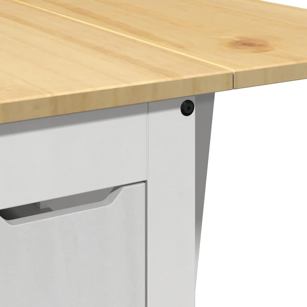 Set Da Pranzo 5 Pz Corona Pieghevole In Legno Di Pino