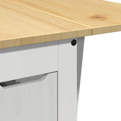 Set Da Pranzo 5 Pz Corona Pieghevole In Legno Di Pino