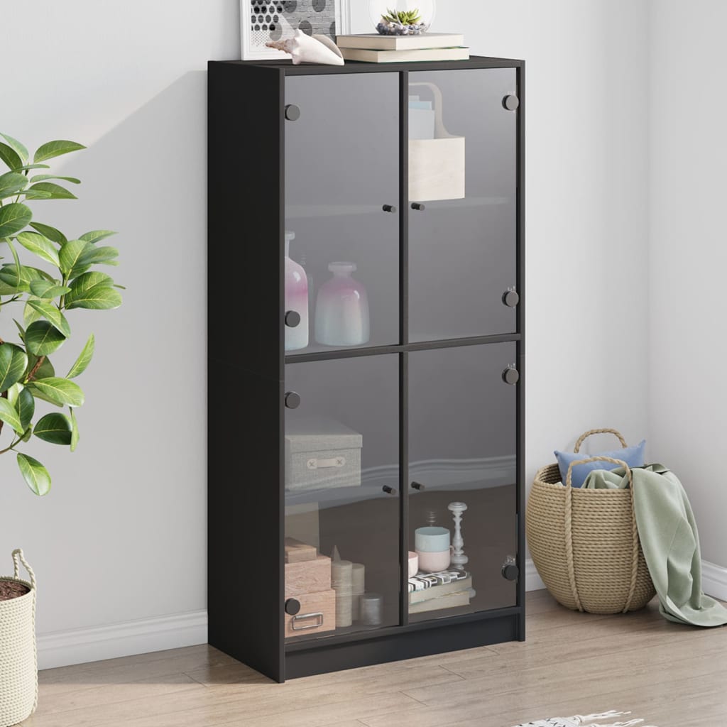 Credenza 2 Pcs 68 X 37 X 142 Cm Legno Multistrato