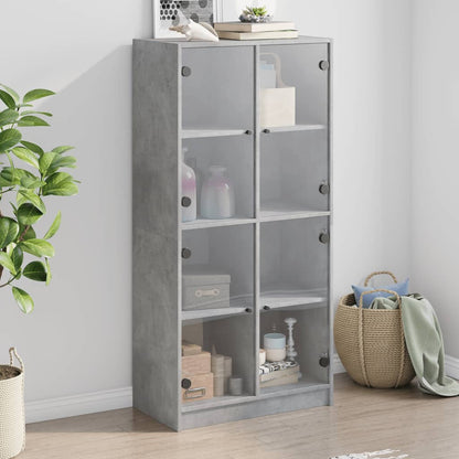 Credenza 2 Pcs 68 X 37 X 142 Cm Legno Multistrato