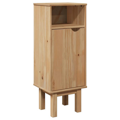 Mobile Da Bagno Otta 35X30X90 Cm In Legno Massello Di Pino