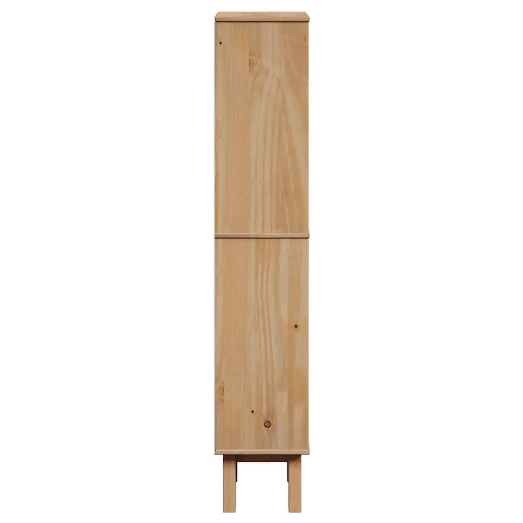 Mobile Da Bagno Otta 35X30X159 Cm In Legno Massello Di Pino