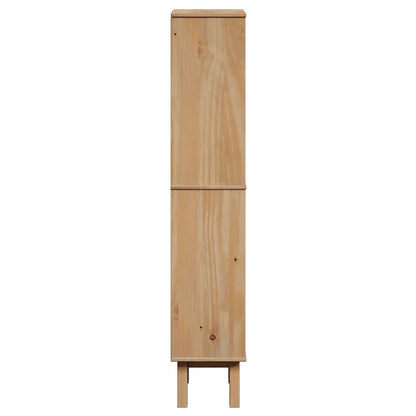 Mobile Da Bagno Otta 35X30X159 Cm In Legno Massello Di Pino