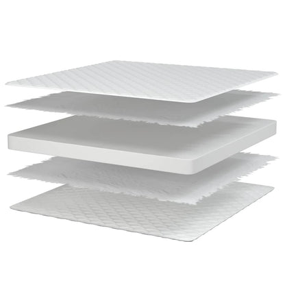 Materasso Viscoelastico Bianco 80X160X17 Cm Morbido