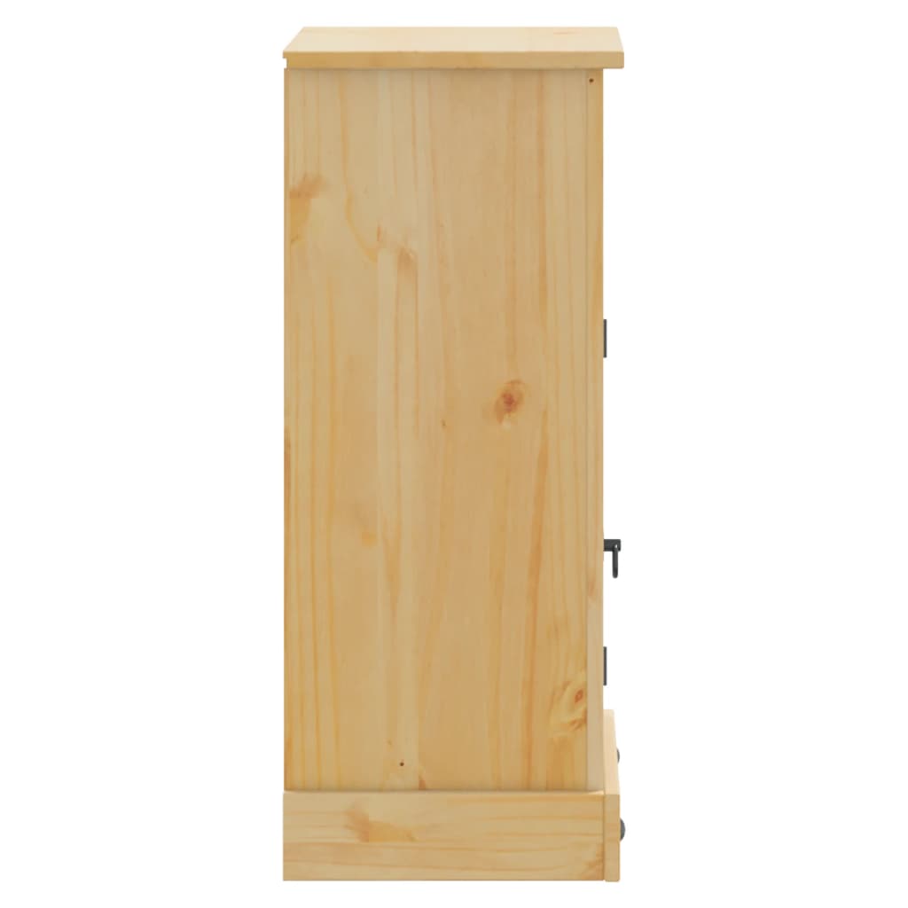 Mobile Da Bagno Corona 45X33X80 Cm In Legno Massello Di Pino