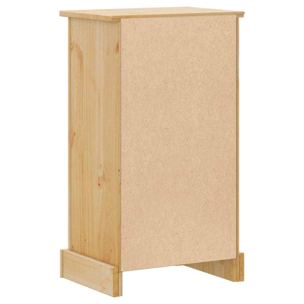 Mobile Da Bagno Corona 45X33X80 Cm In Legno Massello Di Pino