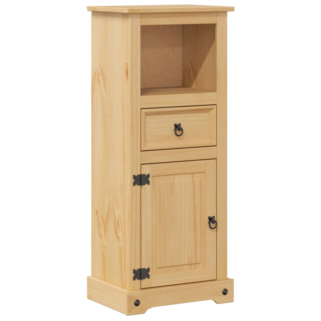 Mobile Da Bagno Corona 45X33X110 Cm In Legno Massello Di Pino