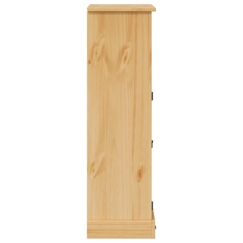 Mobile Da Bagno Corona 70X33X110 Cm In Legno Massello Di Pino