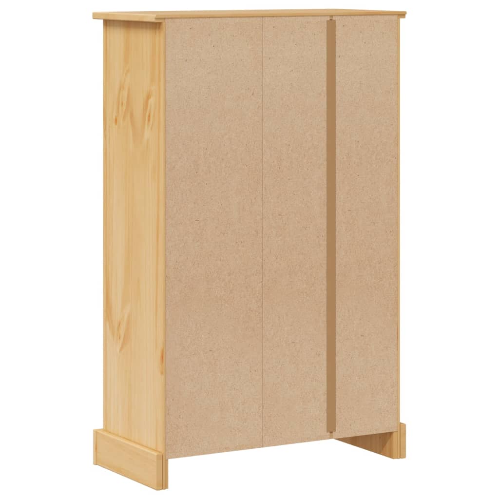 Mobile Da Bagno Corona 70X33X110 Cm In Legno Massello Di Pino