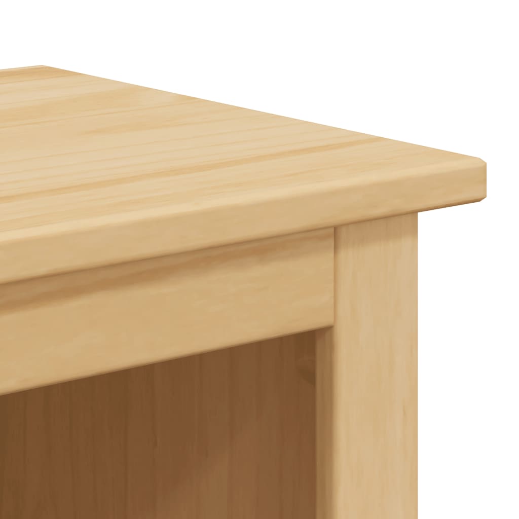 Mobile Da Bagno Corona 70X33X110 Cm In Legno Massello Di Pino