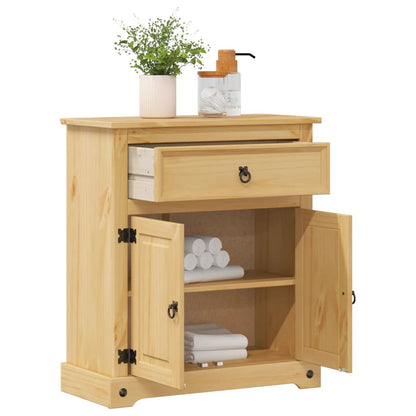 Mobile Da Bagno Corona 70X33X80 Cm In Legno Massello Di Pino
