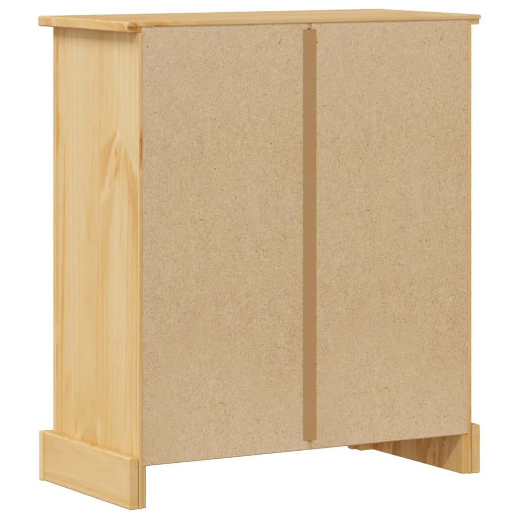 Mobile Da Bagno Corona 70X33X80 Cm In Legno Massello Di Pino