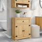 Mobile Da Bagno Corona 70X33X80 Cm In Legno Massello Di Pino