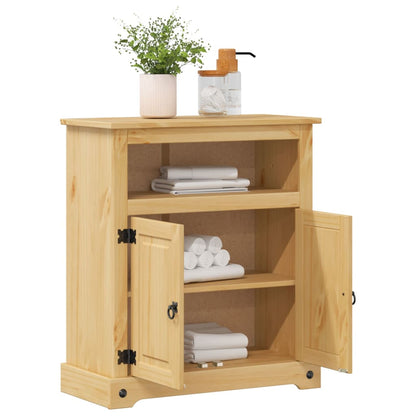Mobile Da Bagno Corona 70X33X80 Cm In Legno Massello Di Pino