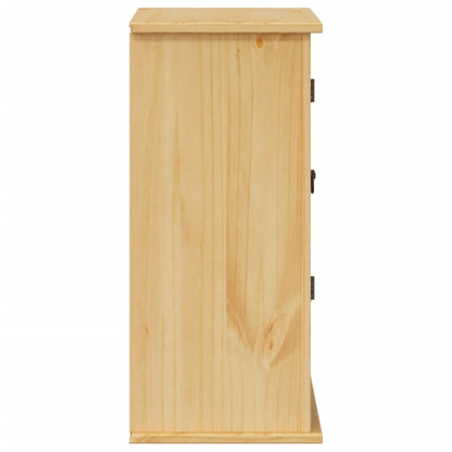 Mobile Bagno A Parete Corona 70X33X71,5Cm Legno Massello Pino