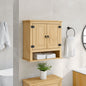 Mobile Bagno A Parete Corona 70X33X71,5Cm Legno Massello Pino