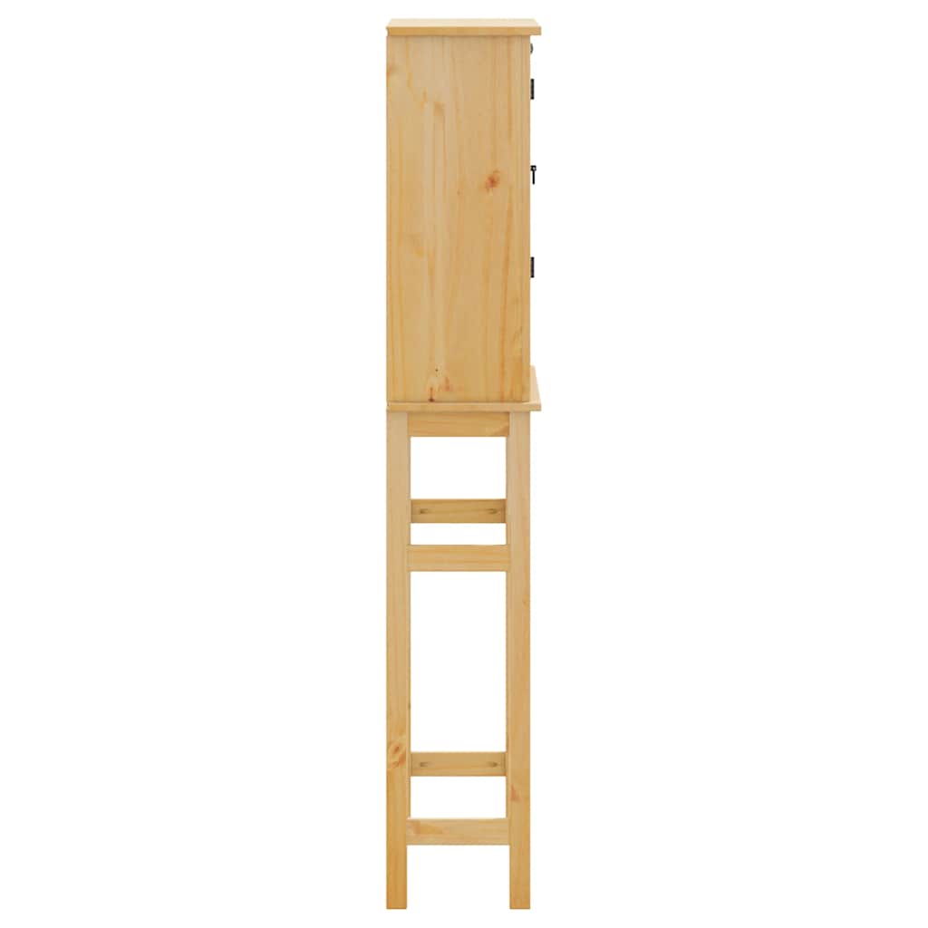 Mobile Lavatrice Da Bagno Corona In Legno Massello Di Pino