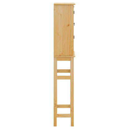 Mobile Lavatrice Da Bagno Corona In Legno Massello Di Pino