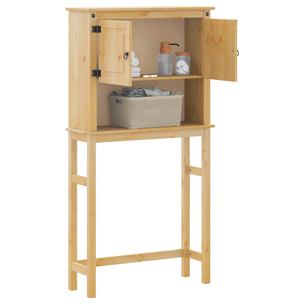 Mobile Lavatrice Da Bagno Corona In Legno Massello Di Pino