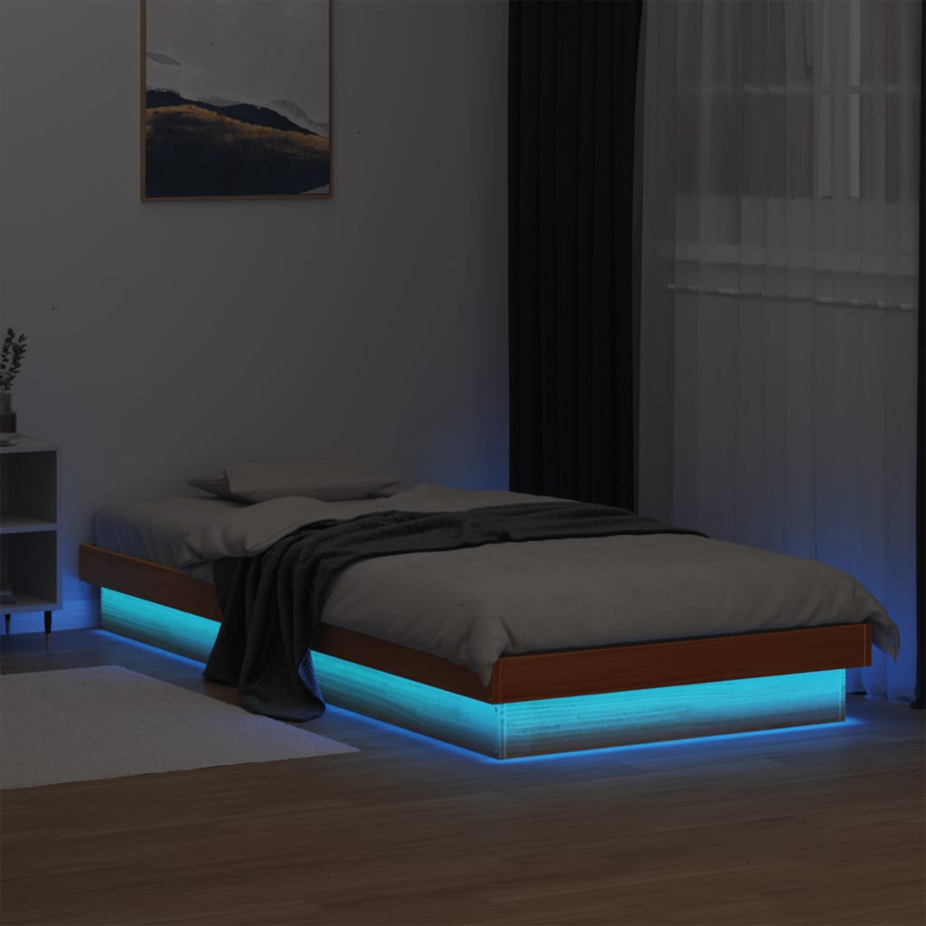 Giroletto Con Led In Legno Massello