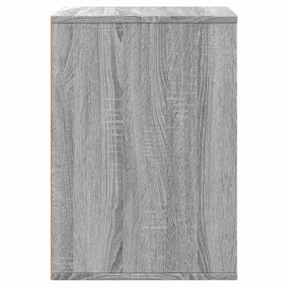 Cassettiera Angolare Grigio Sonoma 60X41X58Cm Legno Multistrato Rovere Fumo