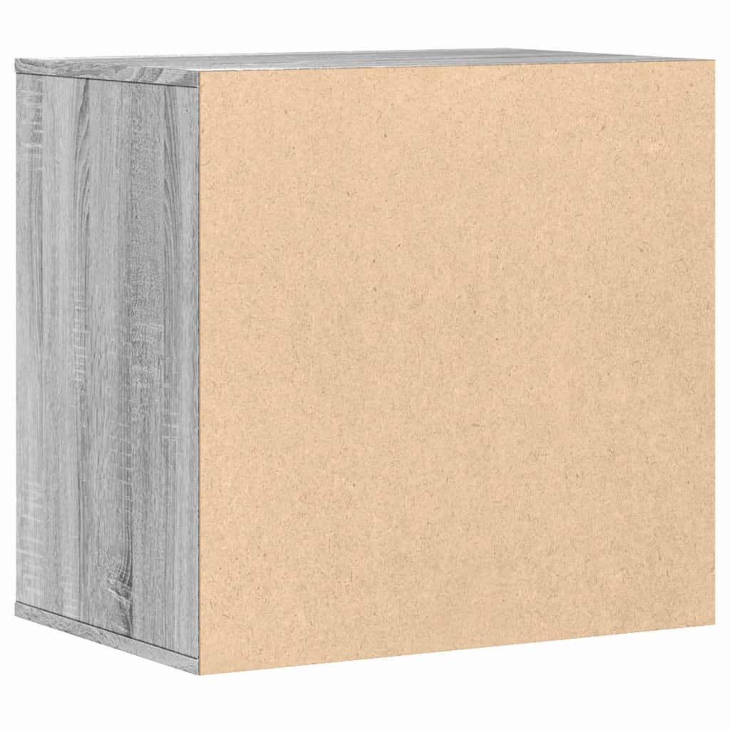 Cassettiera Angolare Grigio Sonoma 60X41X58Cm Legno Multistrato Rovere Fumo