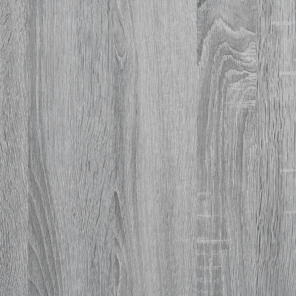 Cassettiera Angolare Grigio Sonoma 60X41X58Cm Legno Multistrato Rovere Fumo