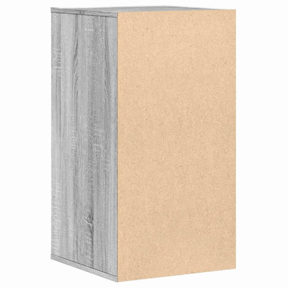 Cassettiera Angolare Grigio Sonoma 40X41X76Cm Legno Multistrato Rovere Fumo