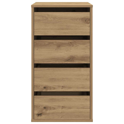 Cassettiera Angolare Rovere Artigianale 40X41X76Cm Multistrato Legno Antico